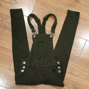 Kids Green Overalls